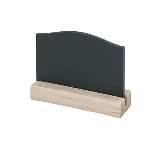 Табличка грифельная черная на подставке, 75х50 мм, 4 шт, Garcia de Pou 207.19