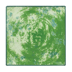 Тарелка RAK Porcelain Peppery квадратная 300х300 мм, h 20 мм, зеленый цвет EDSQ30PGN