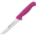 Нож кухонный «2900»; сталь нерж., полипроп.; L=250/130, B=23мм; фиолет., металлич.Arcos 290431