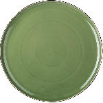 Тарелка «Сейдж»; фарфор; D=330мм; зелен., бронз. Kunstwerk HL374500