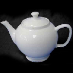 Чайник фарфоровый 0.5л, фарфор, молочно-белый, SandStone Porcelain S1748