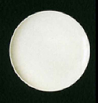 Тарелка круглая 200 мм., без борта, фарфор, молочно-белый, SandStone S0023