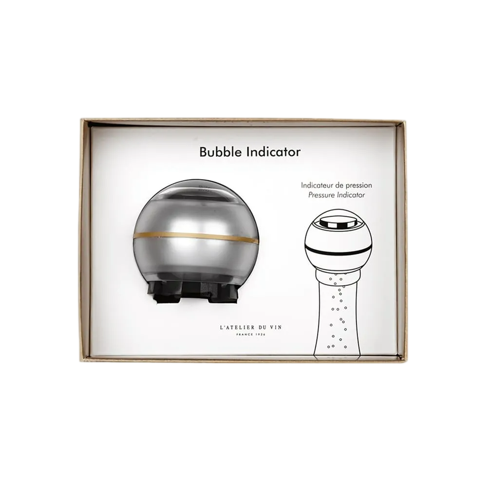 Пробка для шампанского «Bubble Indicator» с индикатором давления сталь,силикон серебрист. L’Atelier du Vin 095075-5