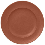 Тарелка NeoFusion Terra круглая D=330 мм., плоская, фарфор коричневый RAK NFCLFP33BW