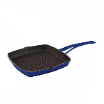 Сковорода-гриль чугун, 1,51 л, 260x260 мм, h 31 мм, синий LAVA LV K GT 2626 K0 B