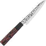 Нож кухонный «Нара»; сталь нерж., дерево; L=240/120, B=23мм; металлич., тем.дерево Sekiryu SRHM700