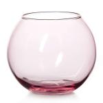 Ваза-шар "Энжой"; стекло цвет розовый; 0,8л; D=80, H=103мм; прозр. Pasabahce 43417/b/pink