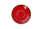Блюдце для кофейной чашки RED фарфор, d 120 мм, h 19 мм, красный Seasons Porland 122112 красный