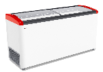 Морозильник горизонтальный FROSTOR FG 675 E красный (R290)