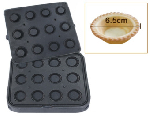 Форма для 12 круглых тарталеток d=65 мм для тарталетницы Kocateq DH Tartmatic Plate 46