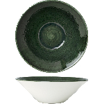 Салатник «Везувиус»; фарфор; 0,8л; D=205мм, H=95мм; зелен. Steelite 1203 0596