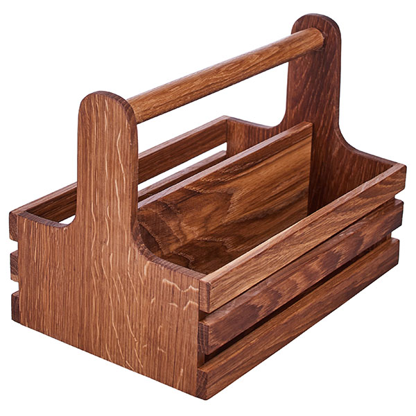 Ящик для кондиментов; дуб; H=18, L=24, 5, B=16, 5см; коричнев. PPwood Q812O-00N
