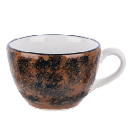 Чашка чайная «Аида»; фарфор; 180мл; коричнев. Lubiana 0460 7356