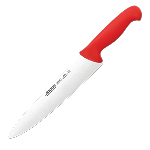 Нож поварской «2900» сталь нерж.,полипроп.; ,L=387/250,B=51мм; красный,металлич.  Arcos 292222