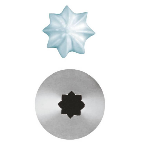 Насадка кондитерская звезда открытая металл PADERNO 47208-08-1