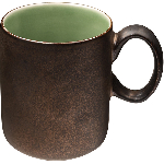 Чашка чайная «Сейдж»; фарфор; 170мл; зелен., бронз. Kunstwerk HL374560