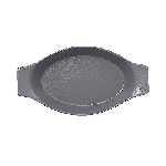 Тарелка-кроншель NeoFusion Stone овальная 200х110х35 мм., 200 мл, фарфор, серый, RAK NFOPOD20GY