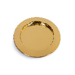 Блюдо круглое 15'' 400 мм, нерж/золото Luxstahl RGS-PJ102-D
