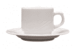 Чашка кофейная «Аркадия»; фарфор; 100мл; D=6,H=5.5,B=8.5см; белый Lubiana 570
