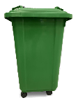 Бак NORMA с крышкой для мусора 60л,пластик с логотипом