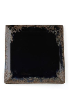 Тарелка квадратная ROOT RUSTY фарфор, 270x270 мм, h 17 мм, синий Porland 188727 ROOT RUSTY