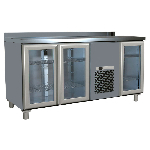 Стол холодильный Полюс T70 M3-1-G 9006-2 серый (3GNG/NT полюс) борт