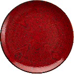 Тарелка мелкая «Джаспер»; фарфор; D=265, H=27мм; белый,красный KunstWerk T8601561