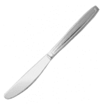 Нож столовый "Евро"; сталь нерж.; L=200/95,B=18мм; металлич. Труд Вача