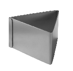 Форма кондитерская «Треугольник»; сталь нерж.; H=45, L=70, B=70мм; металлич. Prohotel DM02