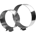 Форма для выпечки «Кольцо» раздвижное 200х400/65, нержавеющая сталь Техно-ТТ [КОЛразд1]