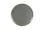 Тарелка для пиццы DARK GREY фарфор, d 320 мм, h 23 мм, серый Seasons Porland 162932 темно-серый