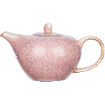 Чайник «Пион»; фарфор; 0, 7л; H=80 мм; розов. KunstWerk ZA0038S-6-p