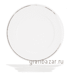 Тарелка мелкая «Идиллия» фарфор; D=24см; белый,золотой ДФЗ 4C0169