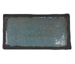 Блюдо 320х176х20 мм прямоуг. Turquoise black пластик меламин P.L. Proff Cuisine JW55312
