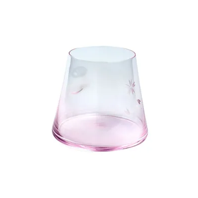 Олд фэшн (стакан) «Фудзи Хоэй» стекло 280мл D=60,H=77мм розов. Tajima Glass TG13-014-1P