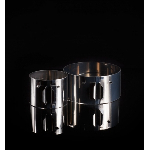 Форма для выпечки Круг D 160-300 мм h 80 мм раздвижная, нерж.сталь