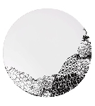 Тарелка мелкая «Фрагмент Ардуаз»; фарфор; D=215мм; серый, белый Chef&Sommelier L9718 