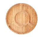 Менажница круглая 4 секции; дуб; D=300, H=25мм; деревян. PPwood Q516O-06N