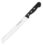 Нож д/хлеба «Глория»; сталь,пластик; L=30.6/22.5,B=2.5см; черный Felix 607226
