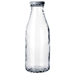 Бутылка прозрачная с крышкой 250 мл, стекло, P.L. Proff Cuisine 15С250 (кор=24шт)