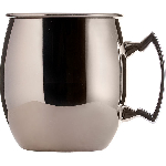 Кружка для коктейля «Московский мул»; сталь нерж.,никель; 0,5л; D=85,H=100мм; черный Probar CY15-582-BN