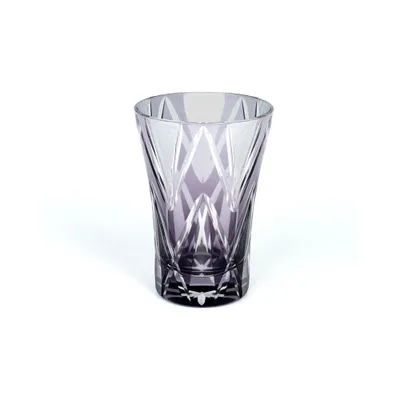 Стакан «Звездные грани» стекло 240мл D=75,H=105мм фиолет. Tajima Glass TK21-002-1V
