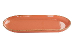 Блюдо овальное ORANGE фарфор, 300x150 мм, h 26 мм, оранжевый Seasons Porland 118130 оранжевый