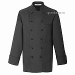 Куртка поварская,р.48 б/пуклей; полиэстер,хлопок; черный Greiff 242.2900.010/48