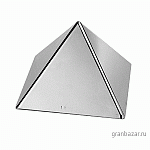 Форма конд. «Пирамида»; сталь нерж.; H=10.5,L=12,B=12см; металлич. Paderno 47535-12