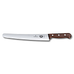 Нож кондитерский Rosewood 260 мм, волнистое лезвие, ручка розовое дерево Victorinox 5.2930.26