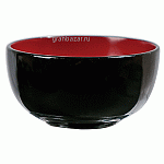 Бульонная чашка; дерево; 300мл; D=110,H=68мм; черный,красный ProHotel 19-0086-2