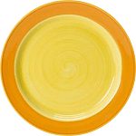 Тарелка мелкая «Фридом Йеллоу»; фарфор; D=16см; белый,желт. Steelite 16 070 214