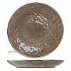 Тарелка мелкая «Кунстверк»; керамика; D=26,H=3.5см; зелен.,коричнев. KunstWerk G001-Green