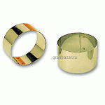 Кольцо кондитерское; сталь; D=75,H=40мм; металлич. MATFER 371401